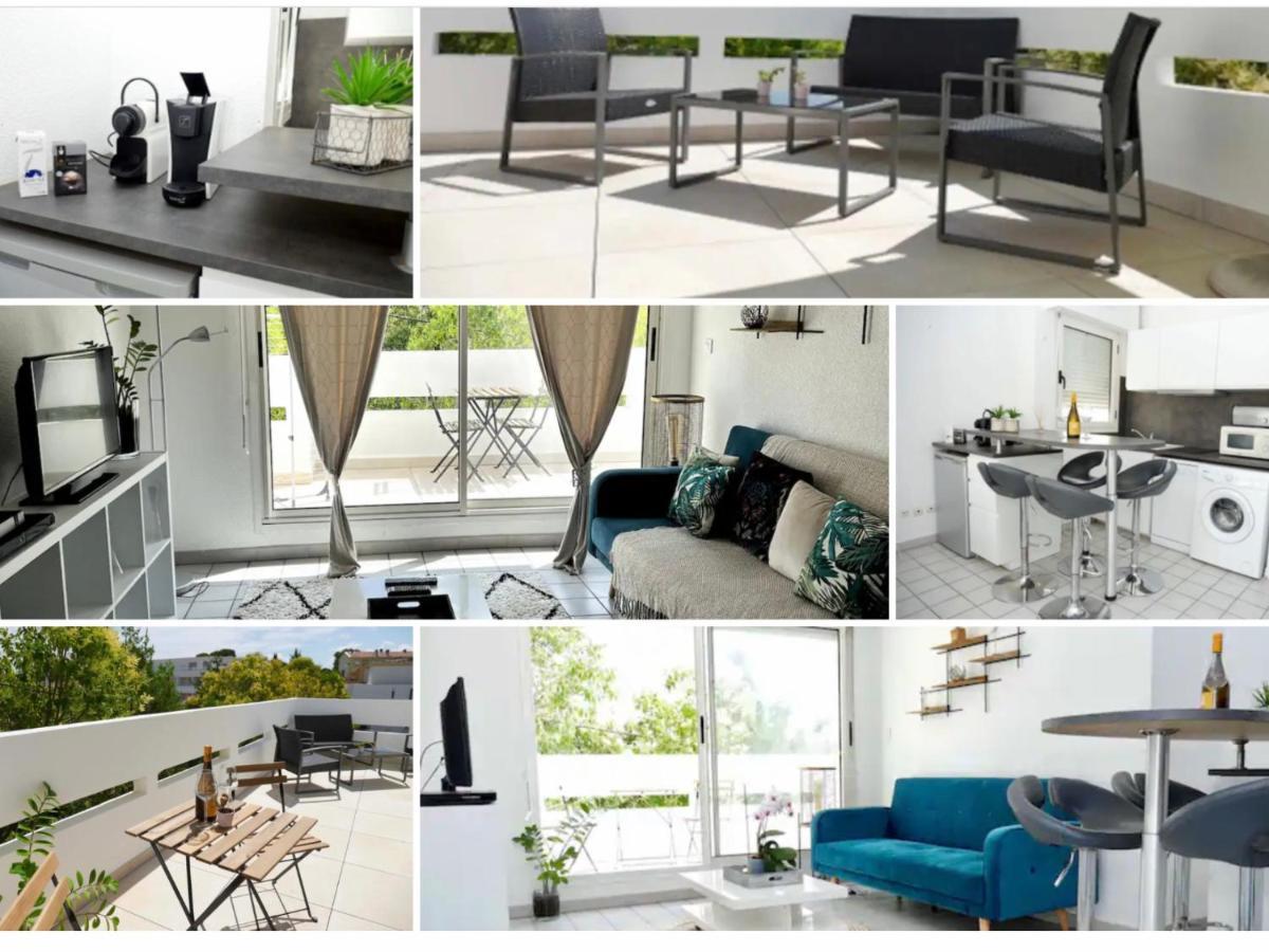 Appartement Terrasse Panoramique Hopitaux Et Facultes 몽펠리에 외부 사진